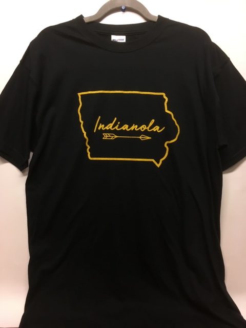 Iowa Indianola Arrow Design - DryBlend Tee Shirt