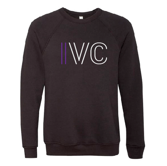 Indianola Volleyball Club - Bella/Canvas 3901 Sponge Fleece Raglan Crewneck Sweatshirt
