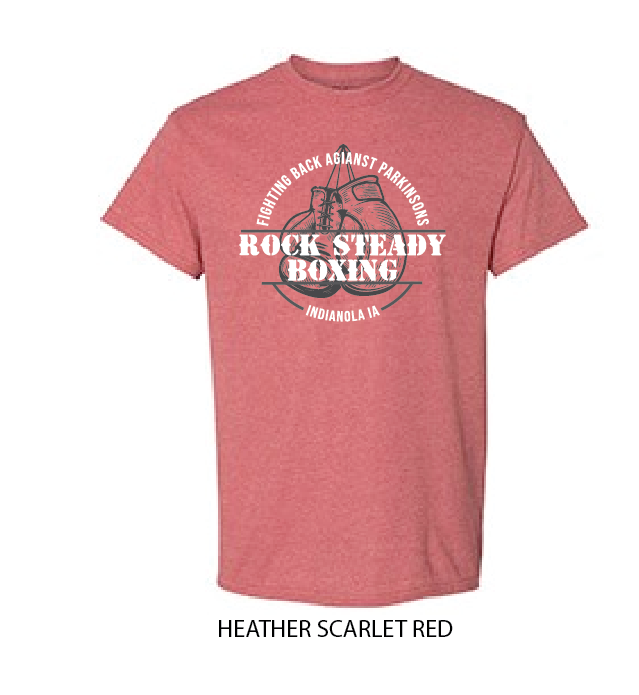 Rock Steady Boxing (The Village) - Gildan Unisex DryBlend® T-Shirt - 8000 - Image 2