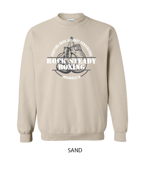 Rock Steady Boxing (The Village)- Gildan Unisex Heavy Blend™ Crewneck Sweatshirt - 18000 - Image 4