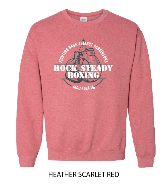 Rock Steady Boxing (The Village)- Gildan Unisex Heavy Blend™ Crewneck Sweatshirt - 18000 - Image 2