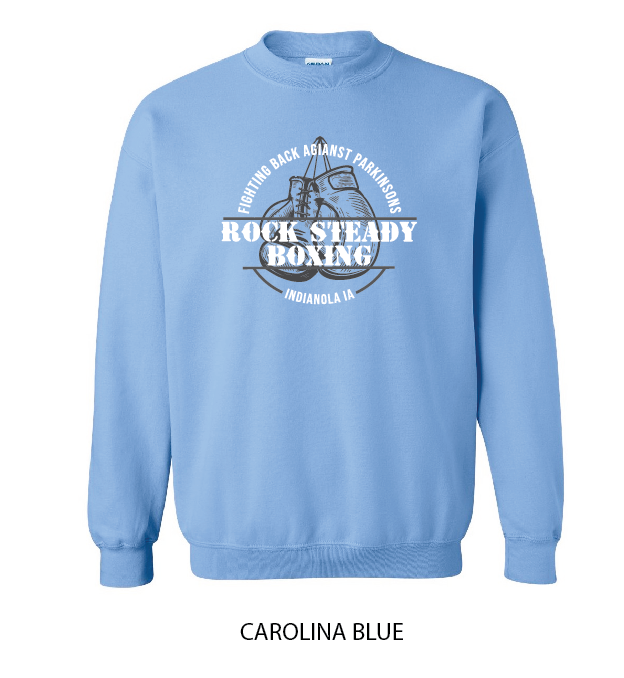 Rock Steady Boxing (The Village)- Gildan Unisex Heavy Blend™ Crewneck Sweatshirt - 18000 - Image 3
