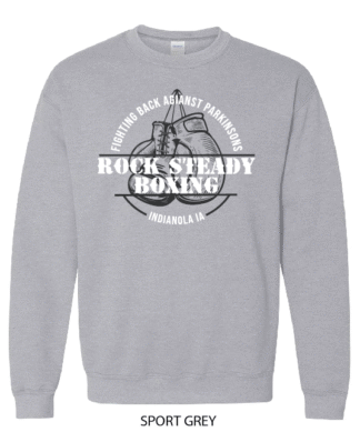 Rock Steady Boxing (The Village)- Gildan Unisex Heavy Blend™ Crewneck Sweatshirt - 18000