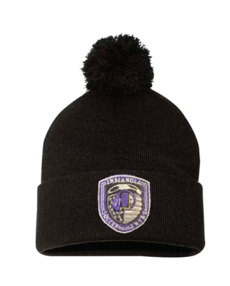 Indianola Soccer Tribe - Sportsman 12" Pom-Pom Cuffed Beanie - SP15