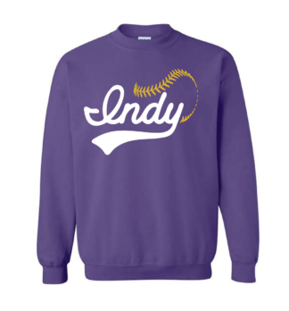 Indy Softball - Gildan heavy blend Crew neck Sweatshirt